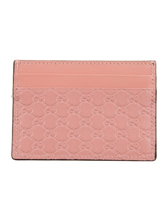 Gucci Microguccissima Pattern Leather Card Holder
