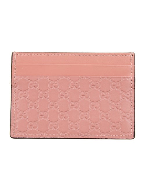Gucci Microguccissima Pattern Leather Card Holder