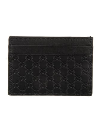 Gucci Microguccissima Pattern Leather Card Holder