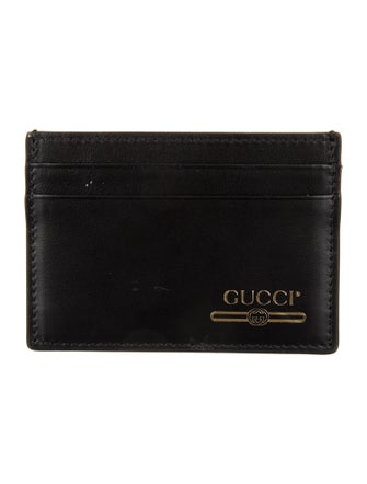 Gucci Leather Graphic Print Card Holder