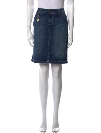 Gucci Chain-Link Accents Knee-Length Skirt