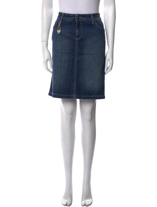 Gucci Chain-Link Accents Knee-Length Skirt