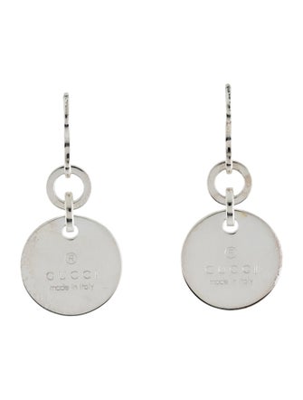 Gucci Trademark Round Drop Earrings