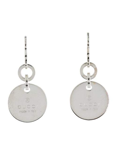 Gucci Trademark Round Drop Earrings
