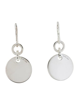 Gucci Trademark Round Drop Earrings