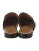 Gucci Horsebit Accent Leather Slippers