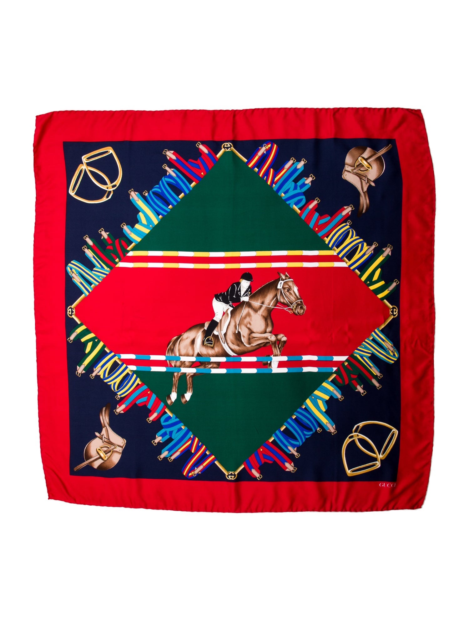 Gucci Silk GG Canvas Scarf