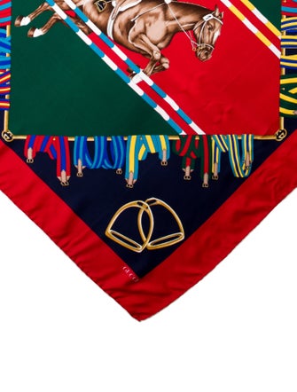 Gucci Silk GG Canvas Scarf