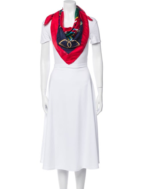 Gucci Silk GG Canvas Scarf