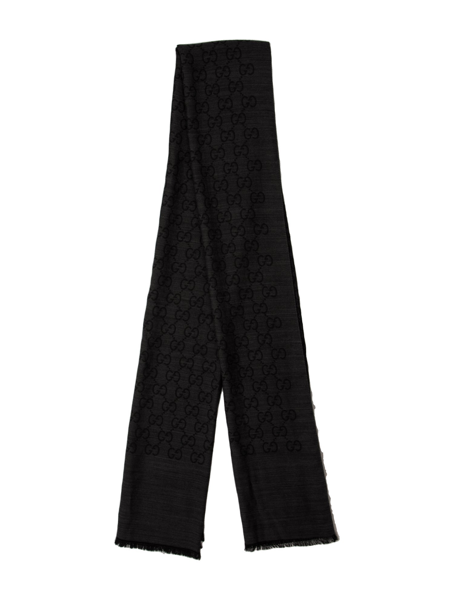 Gucci Wool GG Logo Scarf