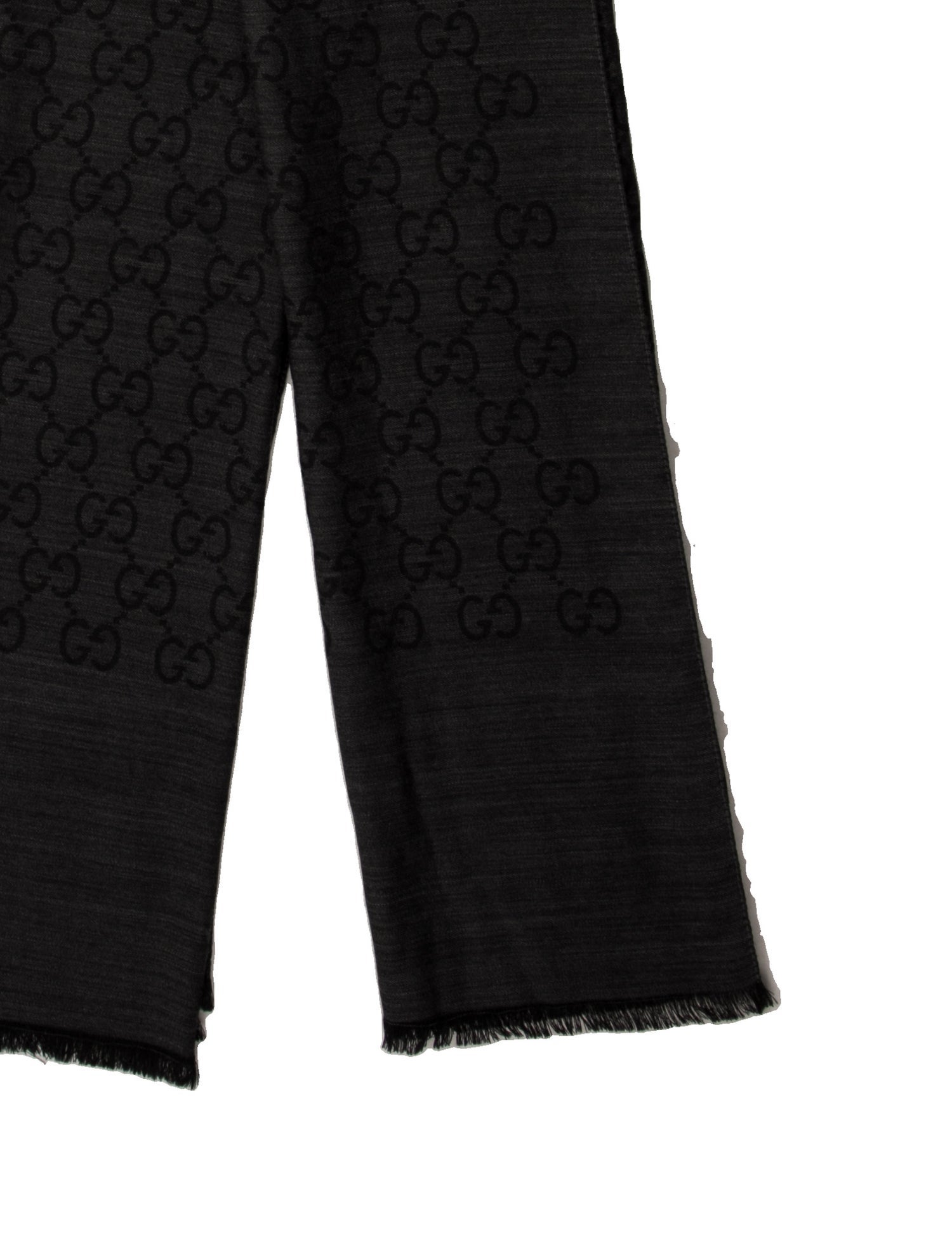 Gucci Wool GG Logo Scarf