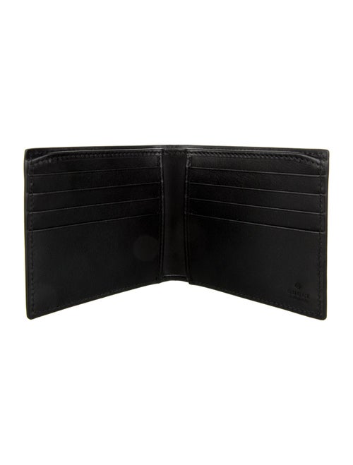 Gucci Leather Graphic Print Bifold Wallet