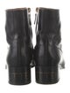 Gucci Leather Chain-Link Accents Boots