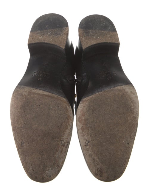 Gucci Leather Chain-Link Accents Boots