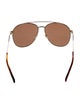 Gucci Double G Logo Aviator Sunglasses