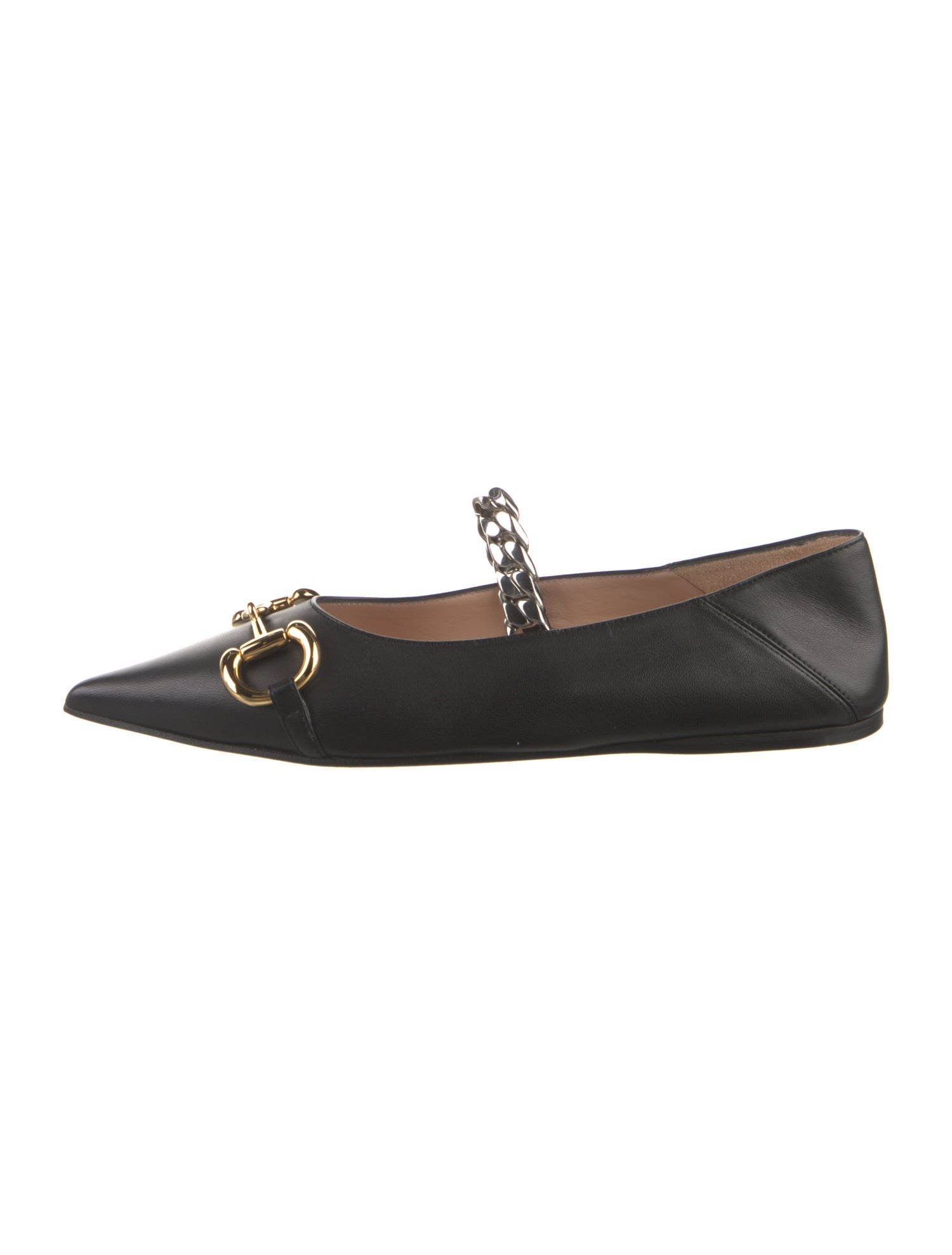 Gucci Horsebit Ballet Horsebit Accent Mary Jane Flats