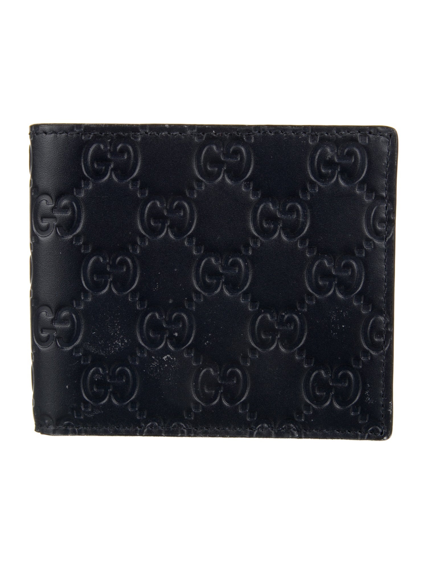 Gucci Micro GG Monogram Leather Bifold Wallet
