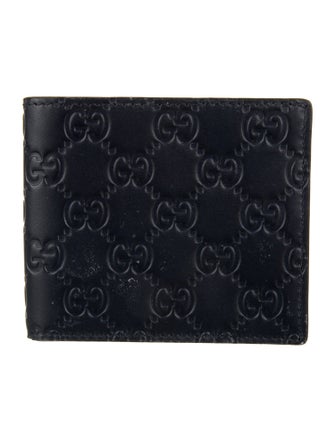 Gucci Micro GG Monogram Leather Bifold Wallet