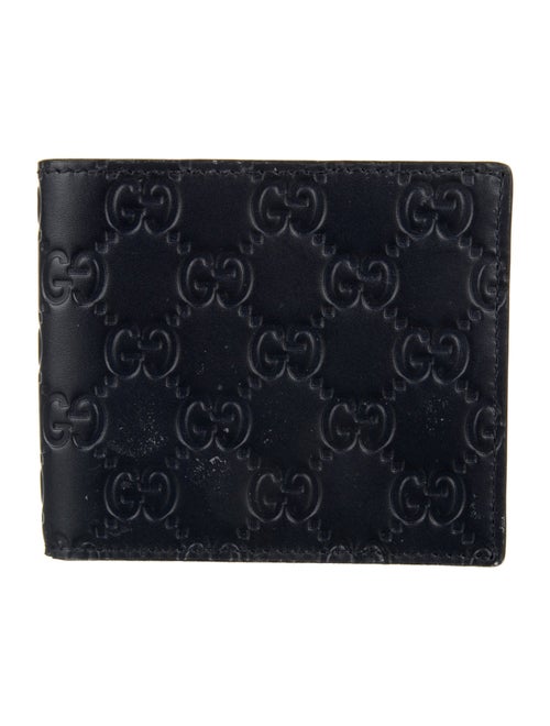 Gucci Micro GG Monogram Leather Bifold Wallet