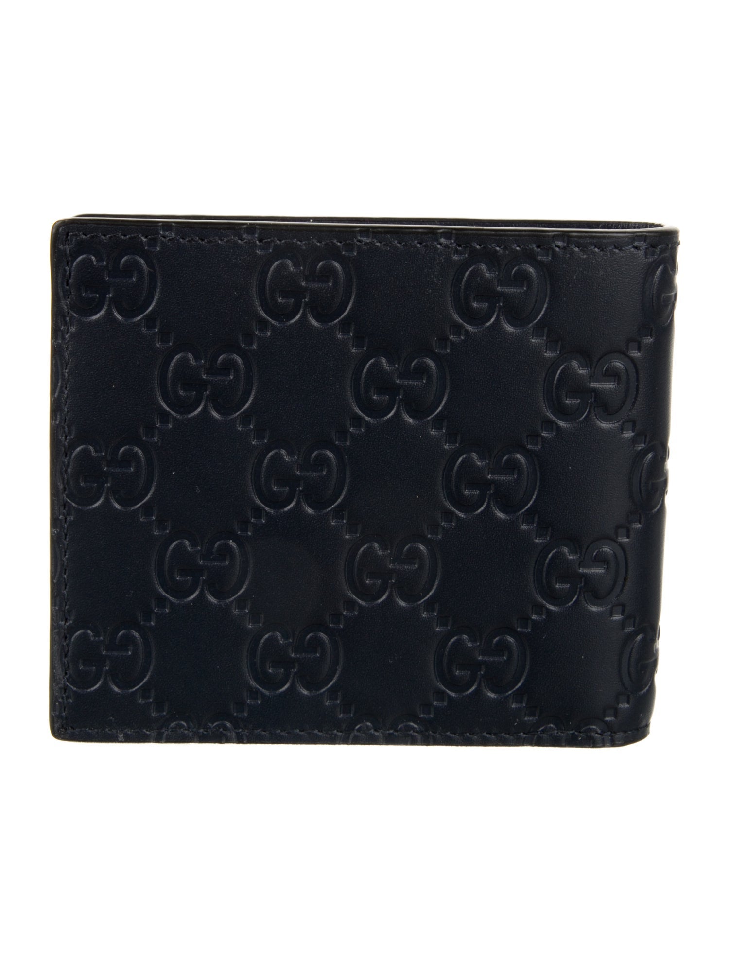 Gucci Micro GG Monogram Leather Bifold Wallet