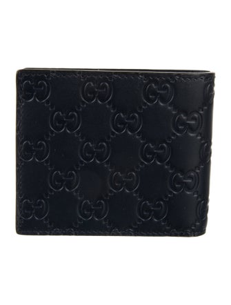 Gucci Micro GG Monogram Leather Bifold Wallet