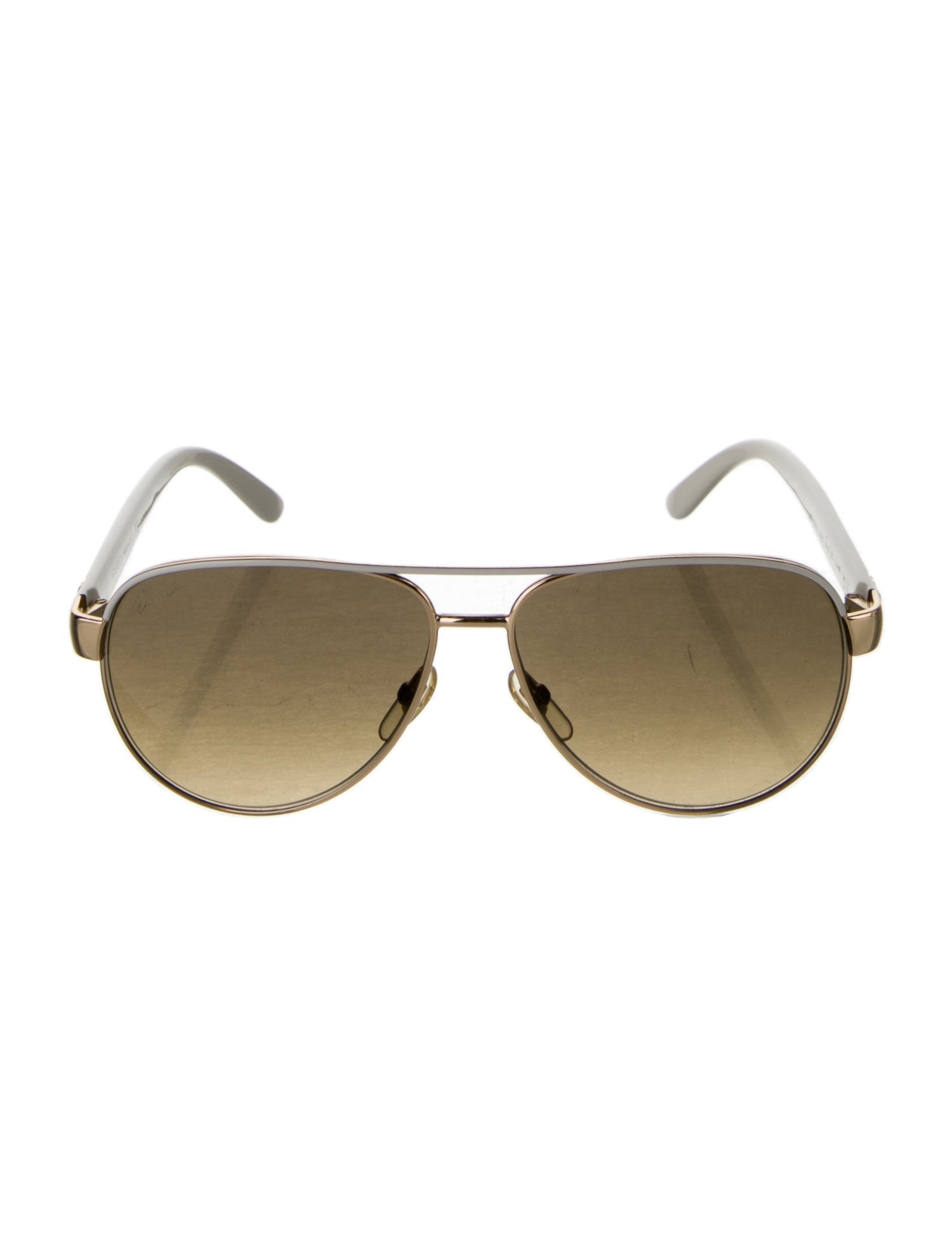Gucci Interlocking G Logo Aviator Sunglasses