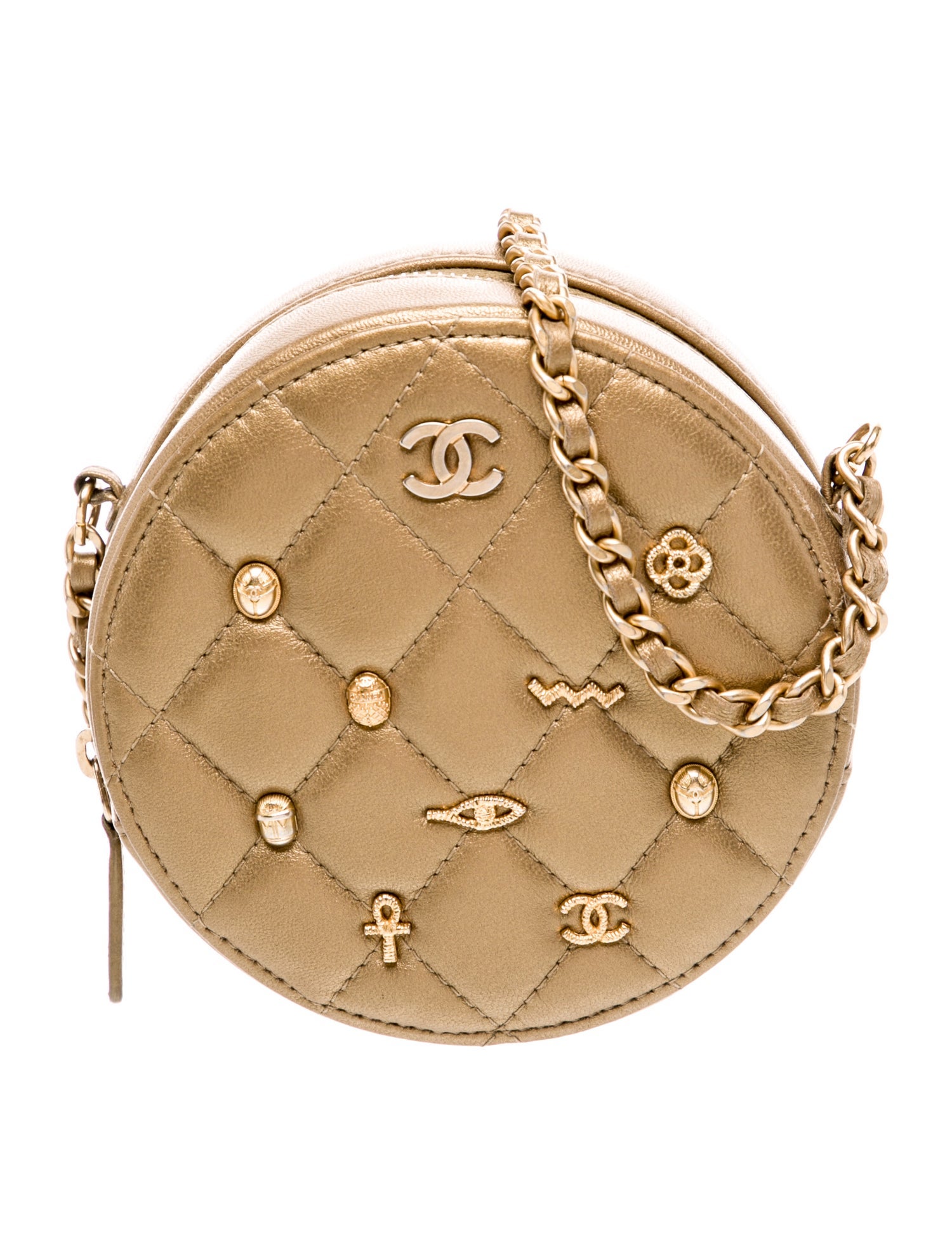 Chanel Paris-New York Egyptian Amulet Round Bag