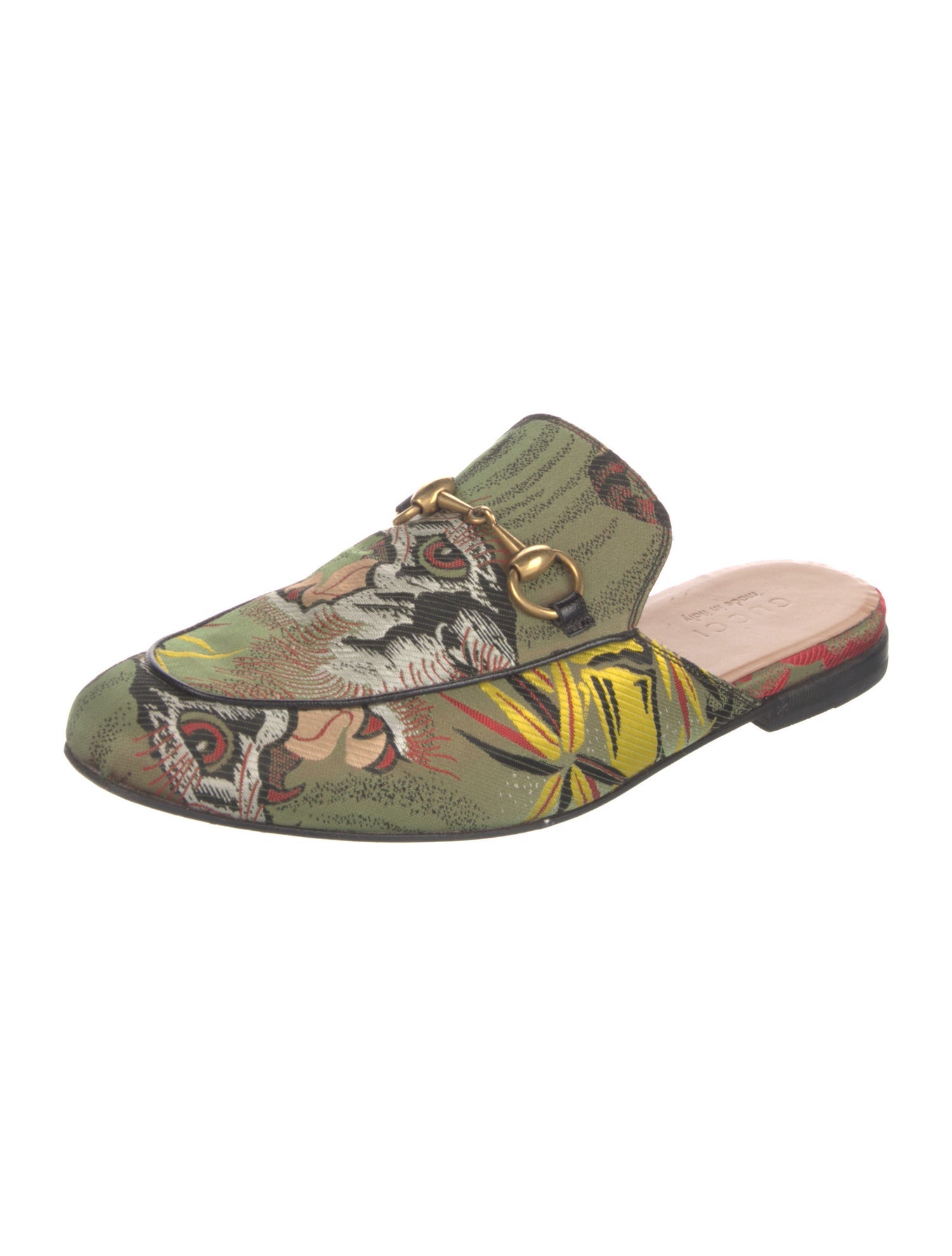 Gucci Vintage Horsebit Accent Slippers