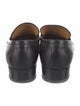 Gucci Web Accent Leather Dress Loafers