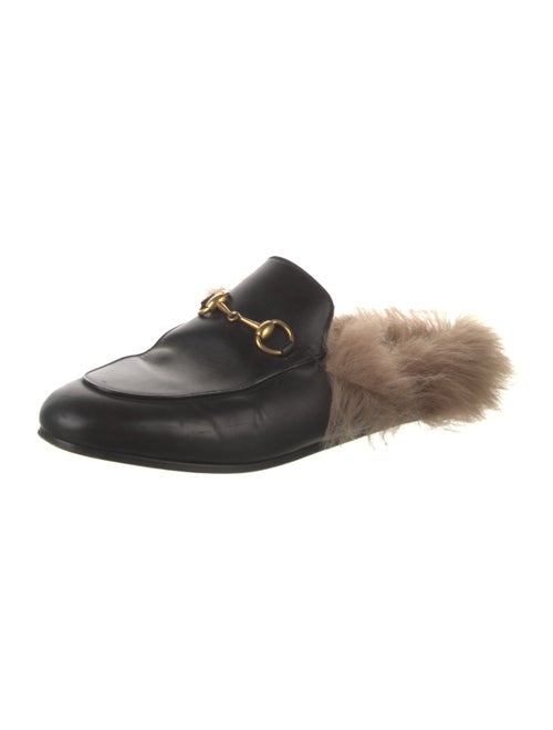 Gucci Horsebit Accent Leather Mules