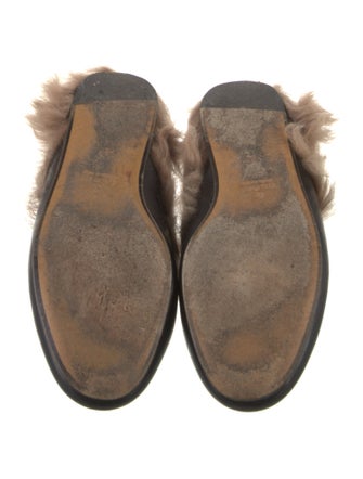 Gucci Horsebit Accent Leather Mules