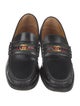 Gucci Web Accent Leather Dress Loafers
