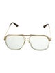Gucci Web Accent Aviator Eyeglasses