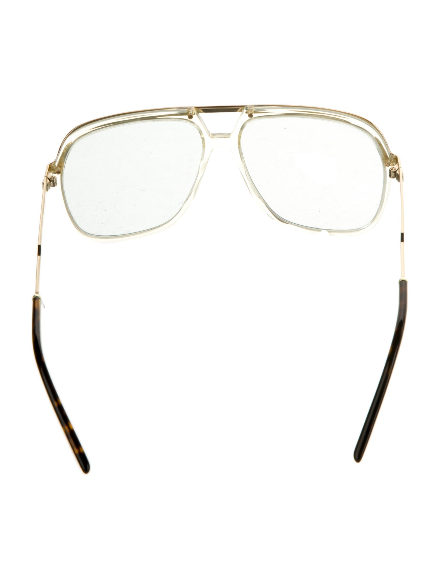 Gucci Web Accent Aviator Eyeglasses