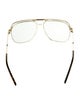 Gucci Web Accent Aviator Eyeglasses