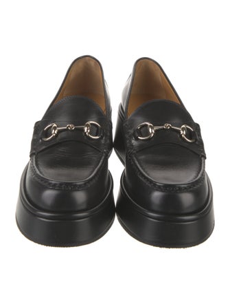 Gucci Horsebit Accent Leather Mules