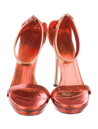 Gucci Python Sandals