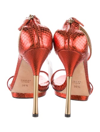 Gucci Python Sandals