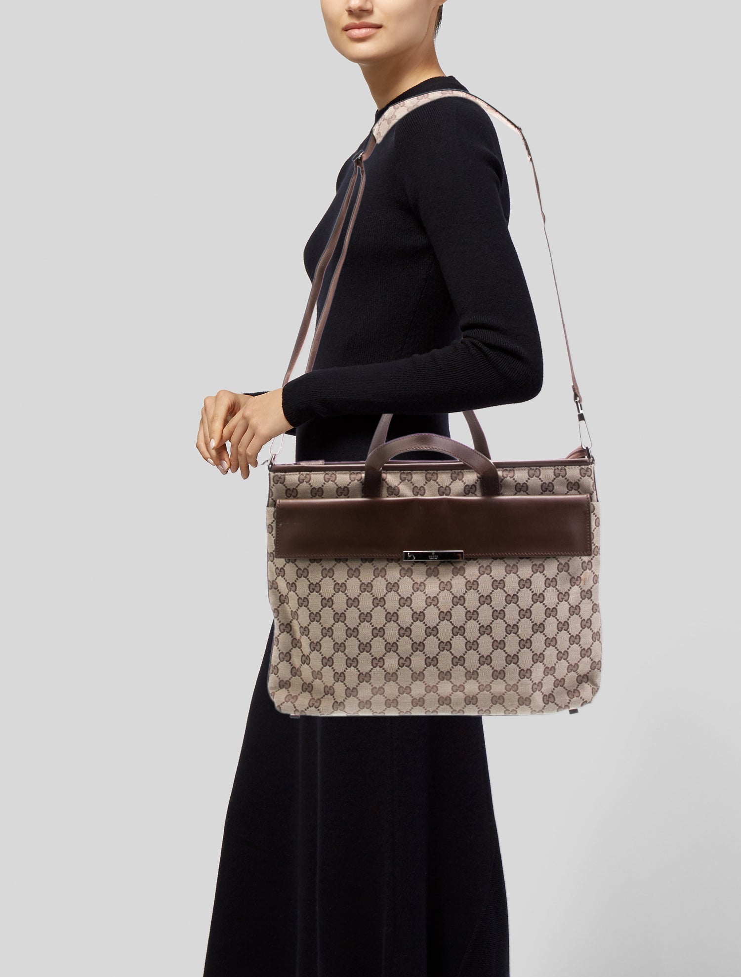 Gucci GG Canvas Briefcase