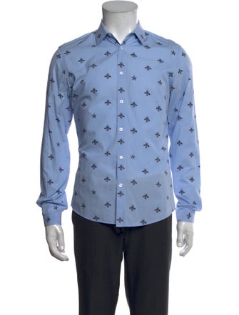 Gucci 2017 Bee Accent Shirt