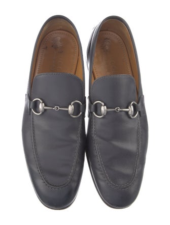 Gucci Horsebit Accent Leather Loafers