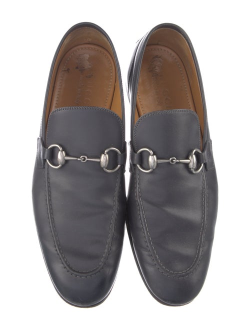 Gucci Horsebit Accent Leather Loafers