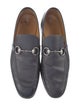 Gucci Horsebit Accent Leather Loafers