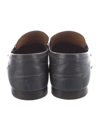 Gucci Horsebit Accent Leather Loafers