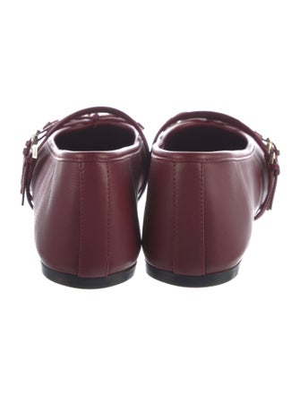 Gucci Horsebit Accent Leather Flats