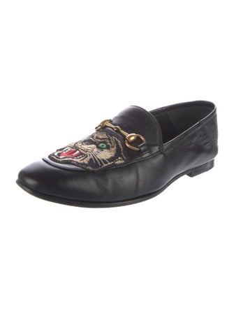 Gucci Horsebit Accent Leather Dress Loafers