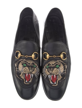 Gucci Horsebit Accent Leather Dress Loafers