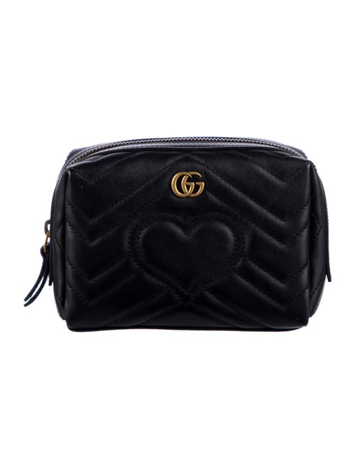 Gucci Leather cosmetic bag
