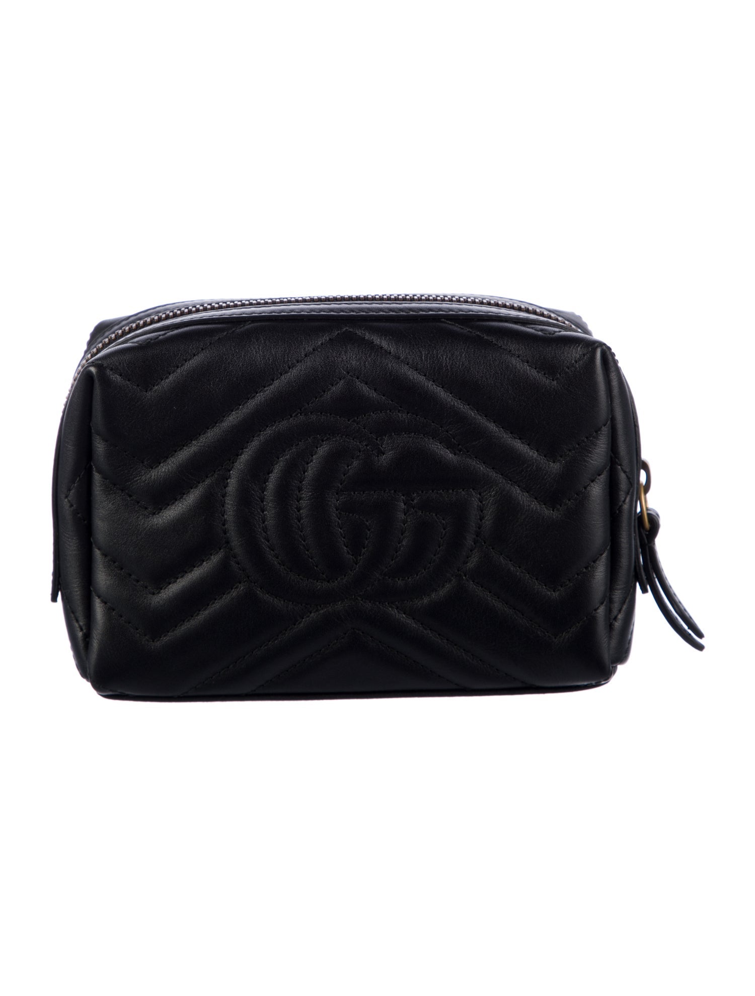 Gucci Leather cosmetic bag