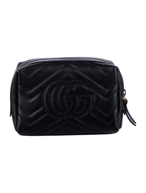 Gucci Leather cosmetic bag